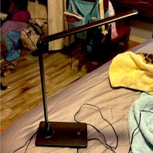 Sleek Black LED Desk Lamp